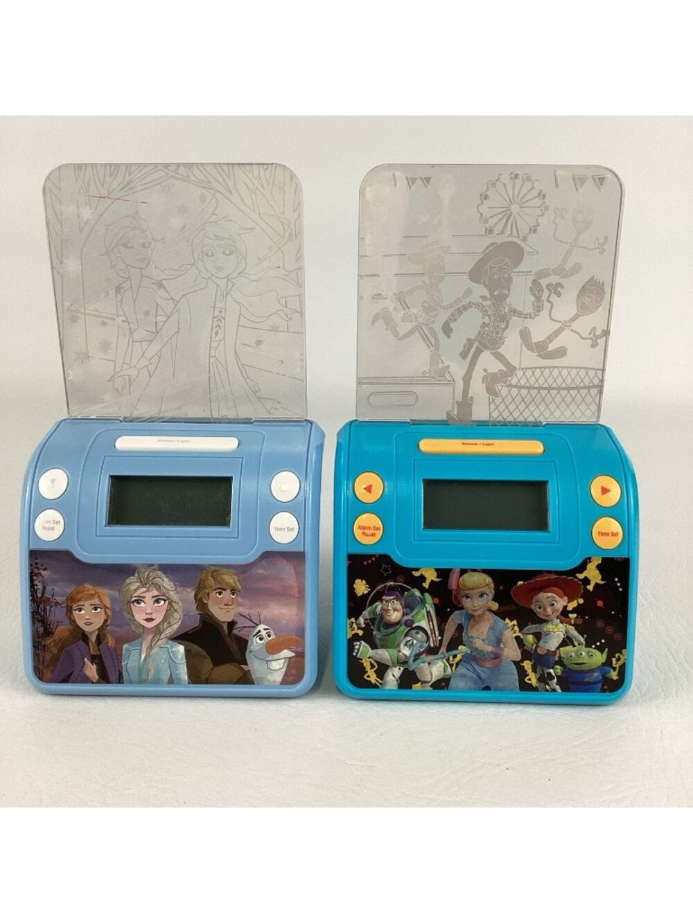 Disney Pixar Toy Story 4 Nightlight Alarm Clock Frozen Light Show Animation Lot